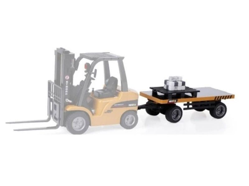 Радиоуправляемый погрузчик с прицепом HUI NA TOYS 2.4G 8CH 1/10 RTR