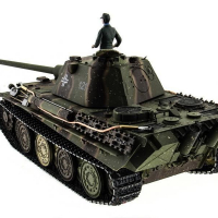 Радиоуправляемый танк Taigen 1/16 Panther type F (Германия) HC версия, башня на 360, подшипники в ред., 2.4G RTR
