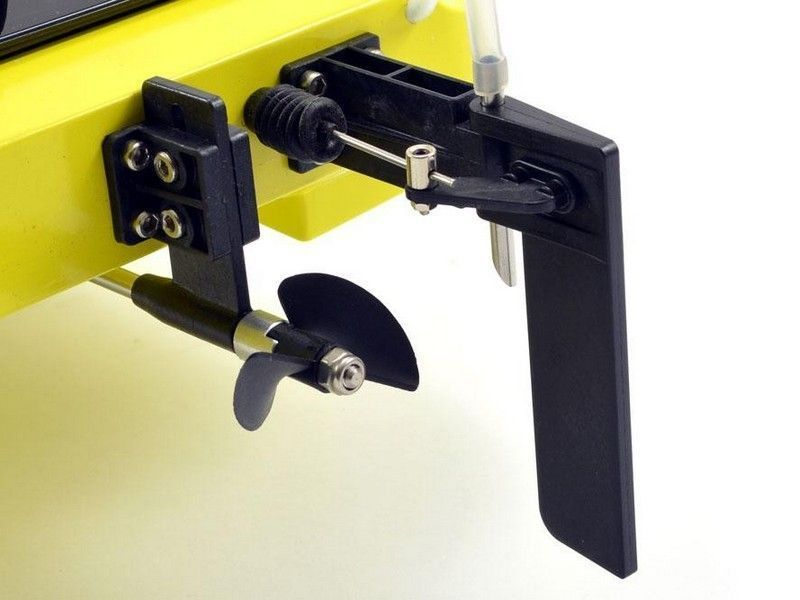 Радиоуправляемый катамаран Volantex RC ATOMIC 700 желтый Brushless 2.4G LiPo RTR