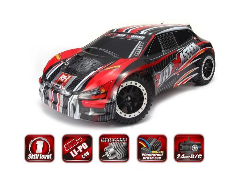 Радиоуправляемая шоссейка Remo Hobby Rally Master (красная) 4WD 2.4G 1/8 RTR