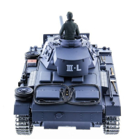 Р/У танк Heng Long 1/16 Panzerkampfwagen III (Германия) 2.4G RTR PRO темно-серый