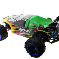 Радиоуправляемая трагги Remo Hobby EVO-R Brushless UPGRADE (зеленая) 4WD 2.4G 1/8 RTR