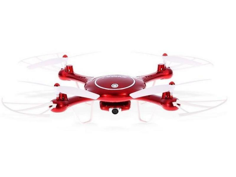 Р/У квадрокоптер Syma X5UW с FPV трансляцией Wi-Fi (HD), барометр 2.4G RTF красный Р/У квадрокоптер Syma X5UW с FPV трансляцией Wi-Fi (HD), барометр 2.4G RTF красный