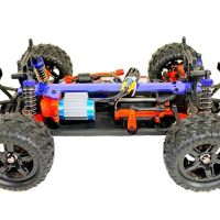 Радиоуправляемый монстр Remo Hobby SMAX Brushless UPGRADE (синий) 4WD 2.4G 1/16 RTR