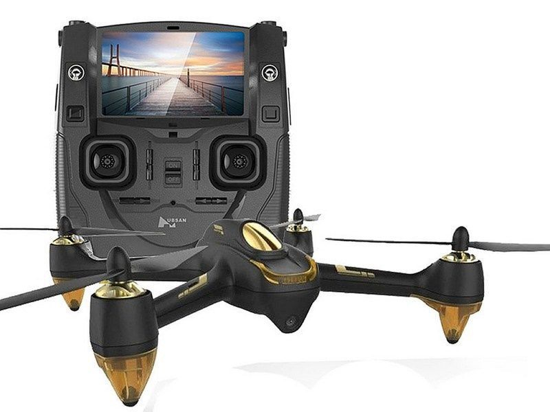 Р/У квадрокоптер Hubsan X4 GPS, FHD+FPV, автовозврат, удержание, следуй за мной, 2.4G (черный)