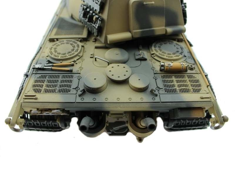 Р/У танк Torro King Tiger (башня Henschel) 1/16 2.4G, ВВ-пушка, деревянная коробка