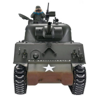 Радиоуправляемый танк Torro Sherman M4A3, 1/16 2.4G, ВВ-пушка, деревянная коробка