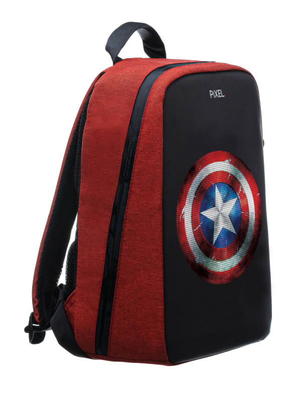 Рюкзак с дисплеем Pixel MAX 2.0 - Red Line (бордовый) Рюкзак с дисплеем Pixel MAX 2.0 - Red Line (бордовый)