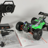 Радиоуправляемая багги Remo Hobby Dingo UPGRADE V2.0 (зеленая) 4WD 2.4G 1/16 RTR