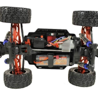 Радиоуправляемый монстр Remo Hobby MMAX UPGRADE (красный) 4WD 2.4G 1/10 RTR