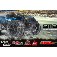 Радиоуправляемый монстр Remo Hobby SMAX (красный) 4WD 2.4G 1/16 RTR