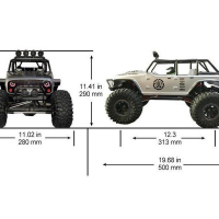 Радиоуправляемый краулер Remo Hobby Open-Topped Jeeps 4WD 2.4G 1/10 RTR