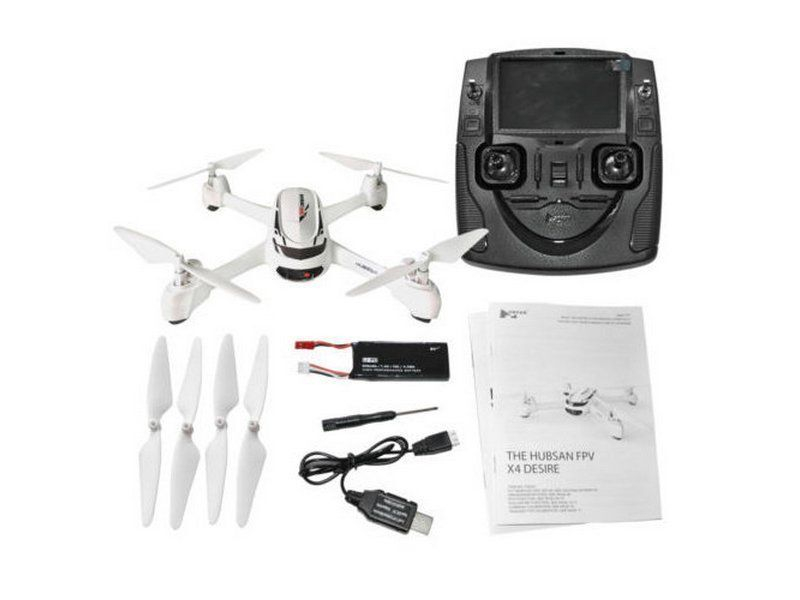 Р/У квадрокоптер Hubsan X4 GPS, HD + FPV, автовозврат, удержание, следуй за мной, 2.4G