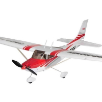 Радиоуправляемый самолет Top RC Cessna 182 400 class красная 965мм KIT