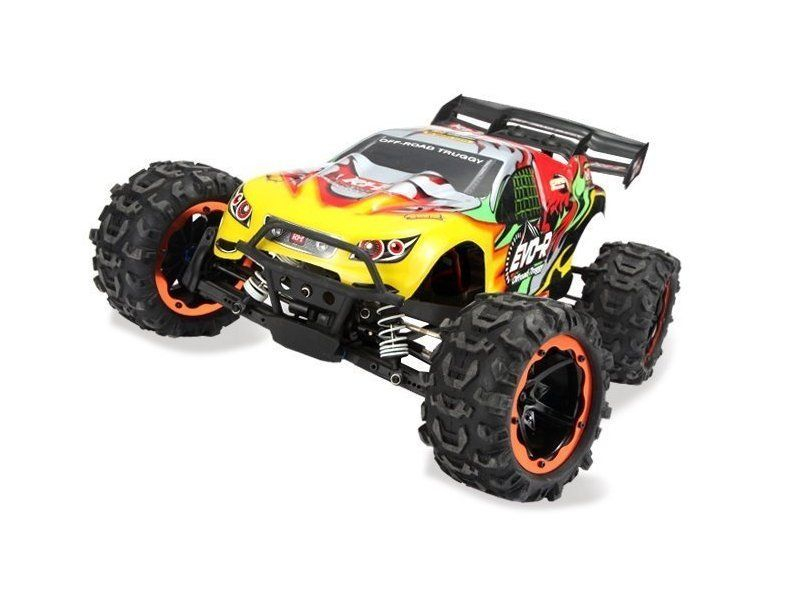 Радиоуправляемая трагги Remo Hobby EVO-R Brushless (зеленая) 4WD 2.4G 1/8 RTR