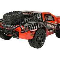 Радиоуправляемый шорт-корс Remo Hobby Rocket UPGRADE V2.0 (красный) 4WD 2.4G 1/16 RTR