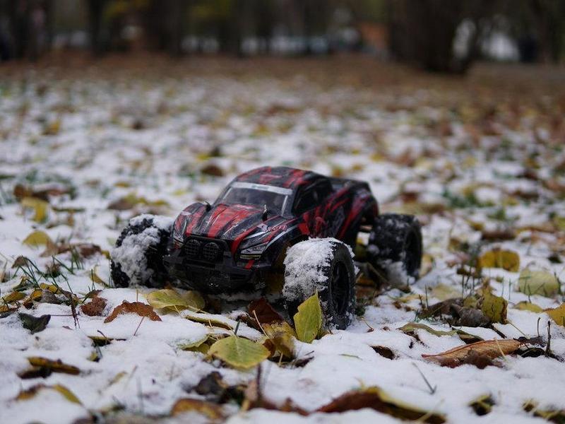 Радиоуправляемый монстр Remo Hobby MMAX (синий) 4WD 2.4G 1/10 RTR