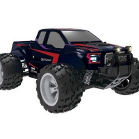 Радиоуправляемый монстр Double Eagle Ford F-150 Raptor (черный) 1:18 4WD 2.4G RTR