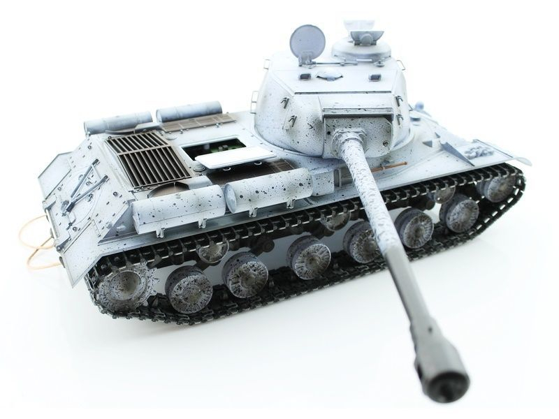 Радиоуправляемый танк Taigen 1/16 ИС-2 модель 1944, СССР, зимний, (для ИК танкового боя) 2.4G Радиоуправляемый танк Taigen 1/16 ИС-2 модель 1944, СССР, зимний, (для ИК танкового боя) 2.4G