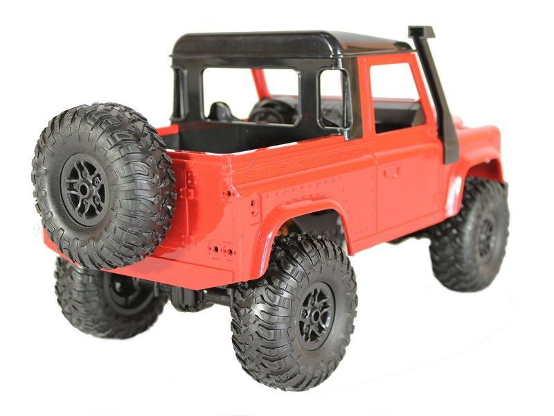 Радиоуправляемая машина MN MODEL английский пикап Defender (красный) 4WD 2.4G 1/12 RTR