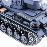 Р/У танк Heng Long 1/16 Panzerkampfwagen III (Германия) 2.4G RTR PRO темно-серый