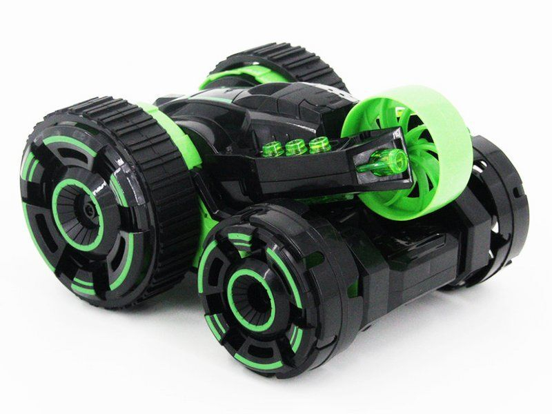 Р/У машинка-перевертыш Meiqibao 5588-602 пятиколесная, акб