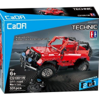 Р/У конструктор CaDA Technic машина Jeep Wrangler (531 деталь)