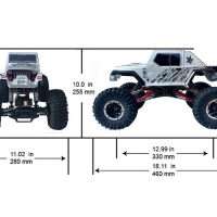 Радиоуправляемый краулер Remo Hobby Jeeps 4WD 2.4G 1/10 RTR