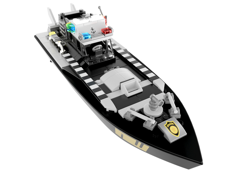 Радиоуправляемый катер Flytec V103 конструктор 2 в 1 (169 деталей) 2.4G RTR