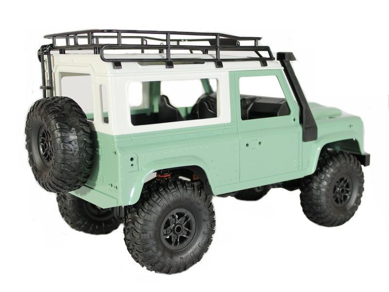 Радиоуправляемая машина MN MODEL английский внедорожник Defender (зеленый) 4WD 2.4G 1/12 RTR