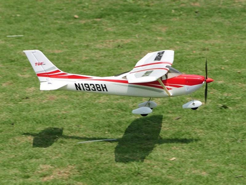 Радиоуправляемый самолет Top RC Cessna 182 400 class красная 965мм 2.4G 4-ch LiPo RTF