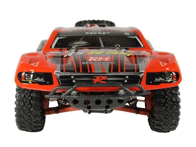 Радиоуправляемый шорт-корс Remo Hobby Rocket Brushless UPGRADE V2.0 (красный) 4WD 2.4G 1/16 RTR