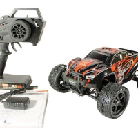 Радиоуправляемый монстр Remo Hobby SMAX Brushless V2.0 (красный) 4WD 2.4G 1/16 RTR