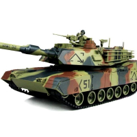 Р/У танк Huan Qi 1:28 M1A2 Abrams, 27/40МГц, стреляет шариками