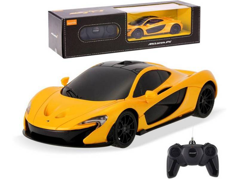 Р/У машина Rastar McLaren P1 1:24, цвет жёлтый 27MHZ
