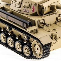 Р/У танк Heng Long 1/16 Panzerkampfwagen III (Германия) 2.4G RTR PRO песочный