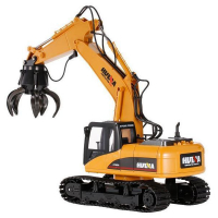 Радиоуправляемый экскаватор c шаровым захватом HUI NA TOYS 2.4G 16CH 1/14 RTR