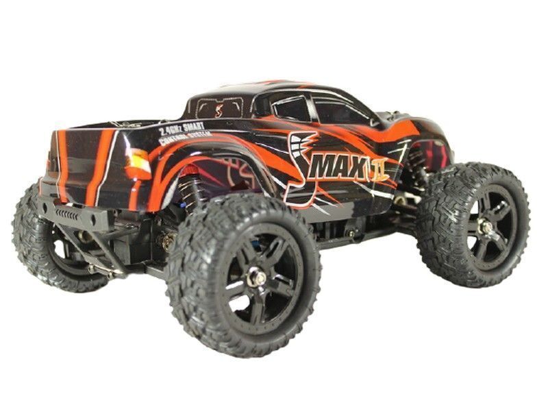 Радиоуправляемый монстр Remo Hobby SMAX V2.0 (красный) 4WD 2.4G 1/16 RTR