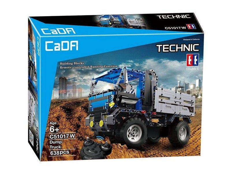 Р/У конструктор CaDA Technic самосвал (638 деталей)