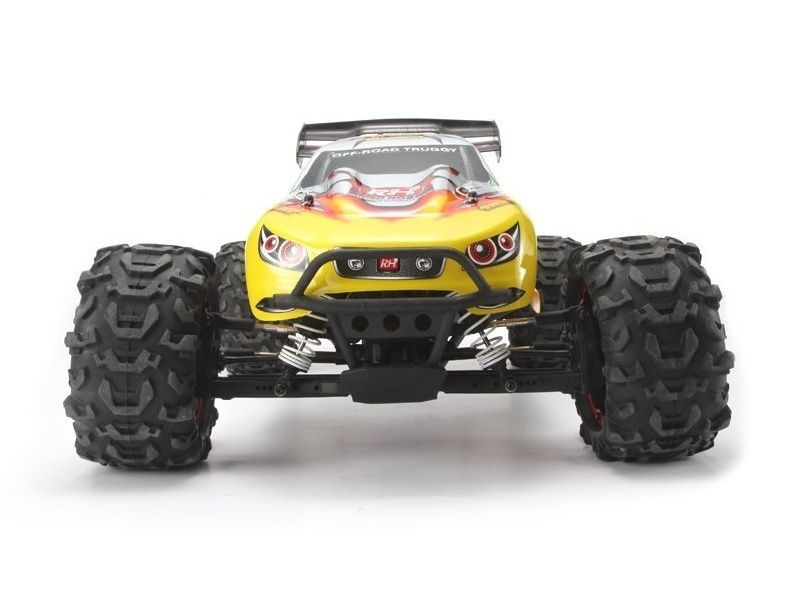Радиоуправляемая трагги Remo Hobby EVO-R Brushless (зеленая) 4WD 2.4G 1/8 RTR