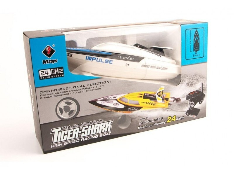 Р/У катер WLToys Tiger-Shark WL912 Pro 2.4G RTR