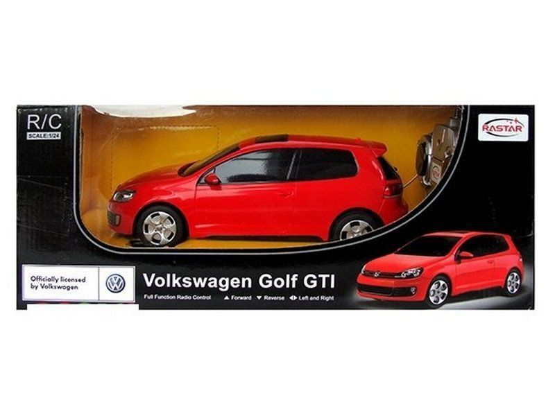 Р/У машина Rastar Volkswagen Golf GTI 1:24, цвет красный 27MHZ