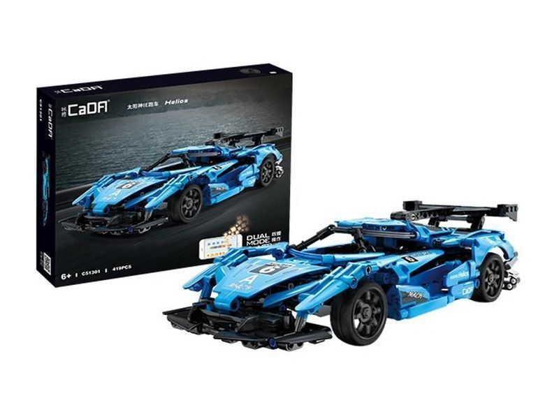 Радиоуправляемый конструктор CaDA гоночный автомобиль Helios (419 деталей)
