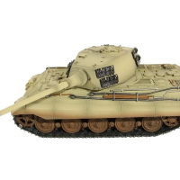 Р/У танк Torro King Tiger (башня Henschel) 1/16 2.4G, ИК-пушка, деревянная коробка