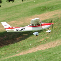 Р/У самолет Top RC Cessna 182 400 class красная 965мм PNP