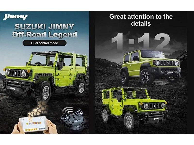 Радиоуправляемый конструктор CADA автомобиль SUZUKI JIMNY 1/12 (579 деталей)