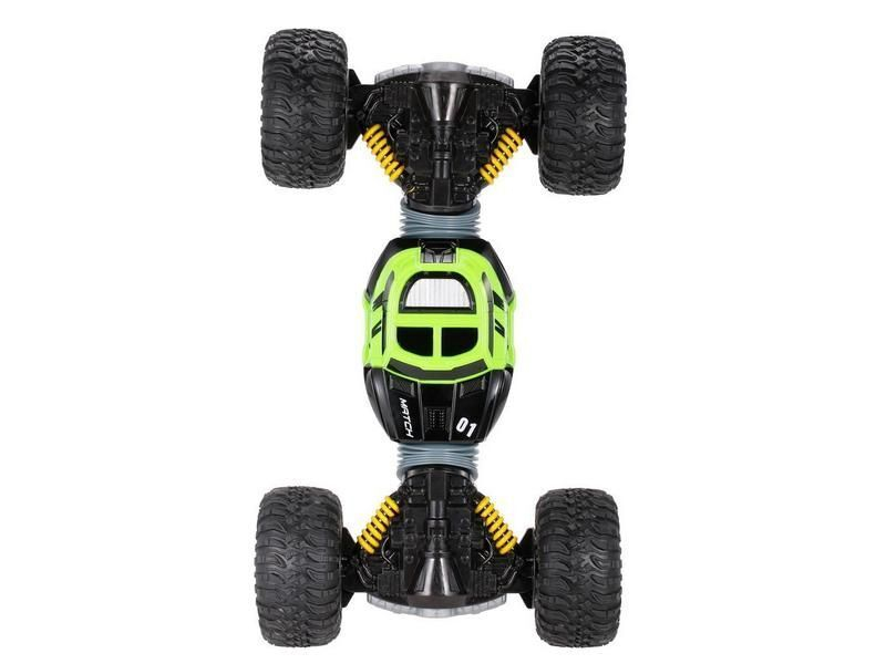 Радиоуправляемая машинка-перевертыш Hyper 2.4G 1/16 RTR (зеленая) + Ni-Cd и З/У