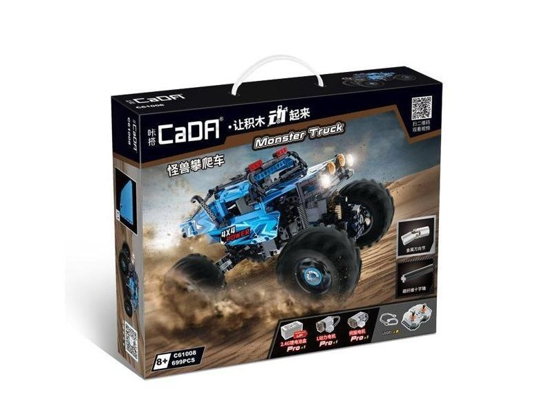 Радиоуправляемый конструктор CADA внедорожник Монстр трак (699 деталей)