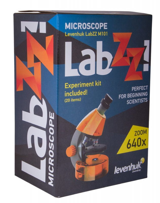 Микроскоп Levenhuk LabZZ M101 Moonstone\Лунный камень Микроскоп Levenhuk LabZZ M101 Moonstone\Лунный камень