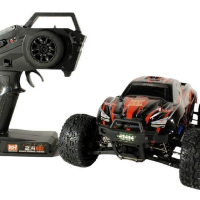 Радиоуправляемый монстр Remo Hobby SMAX V2.0 (красный) 4WD 2.4G 1/16 RTR